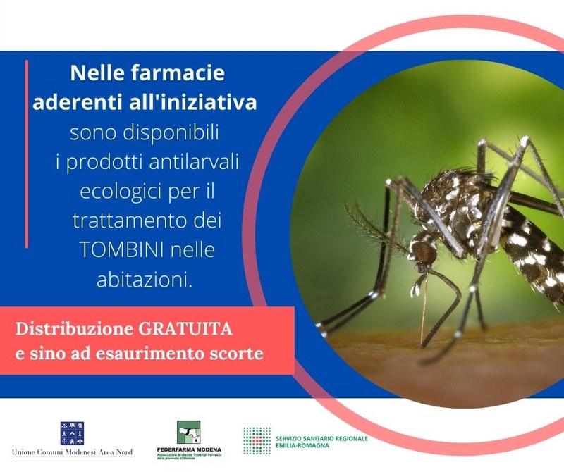 Distribuzione dei campioni larvicida 2023 nelle Farmacie