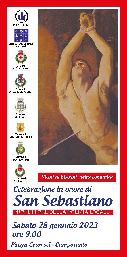 La polizia locale dell'Unione celebra San Sebastiano