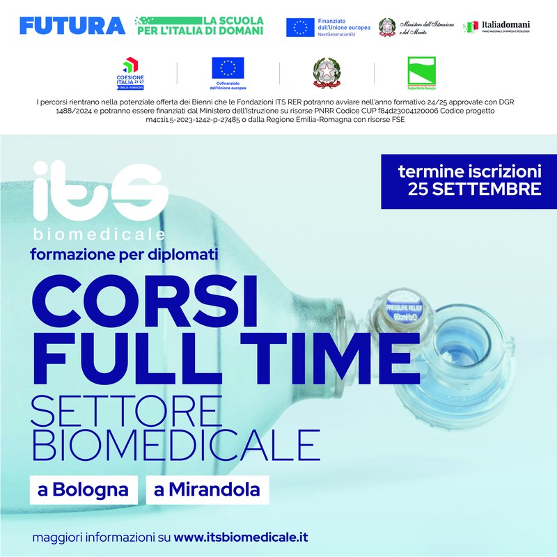 L'offerta formativa 2024-25 di ITS Biomedicale
