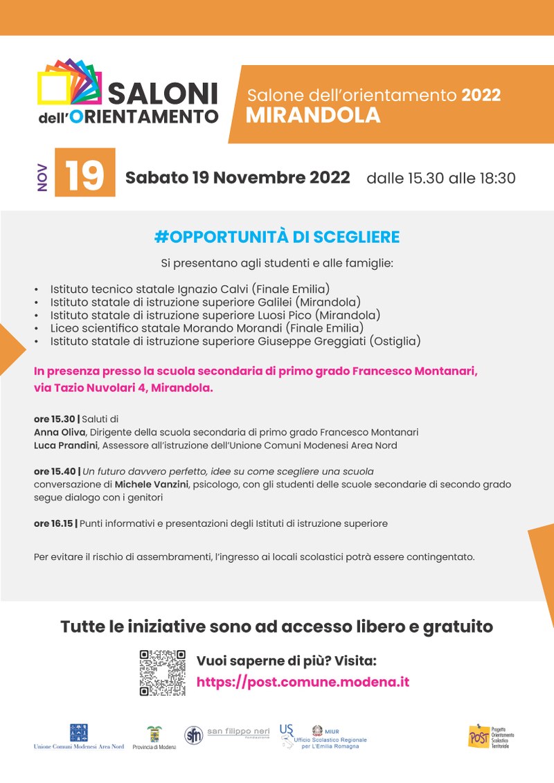 Salone dell'orientamento scolastico 2022