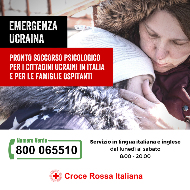Sostegno psicologico a favore della popolazione ucraina