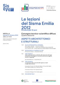 Le lezioni del Sisma Emilia 2012 - Aspetti architettonici e strutturali