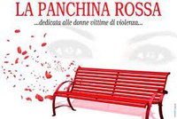 Una panchina rossa contro la violenza sulle donne