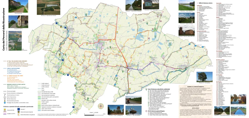 Immagine della mappa con riferimenti